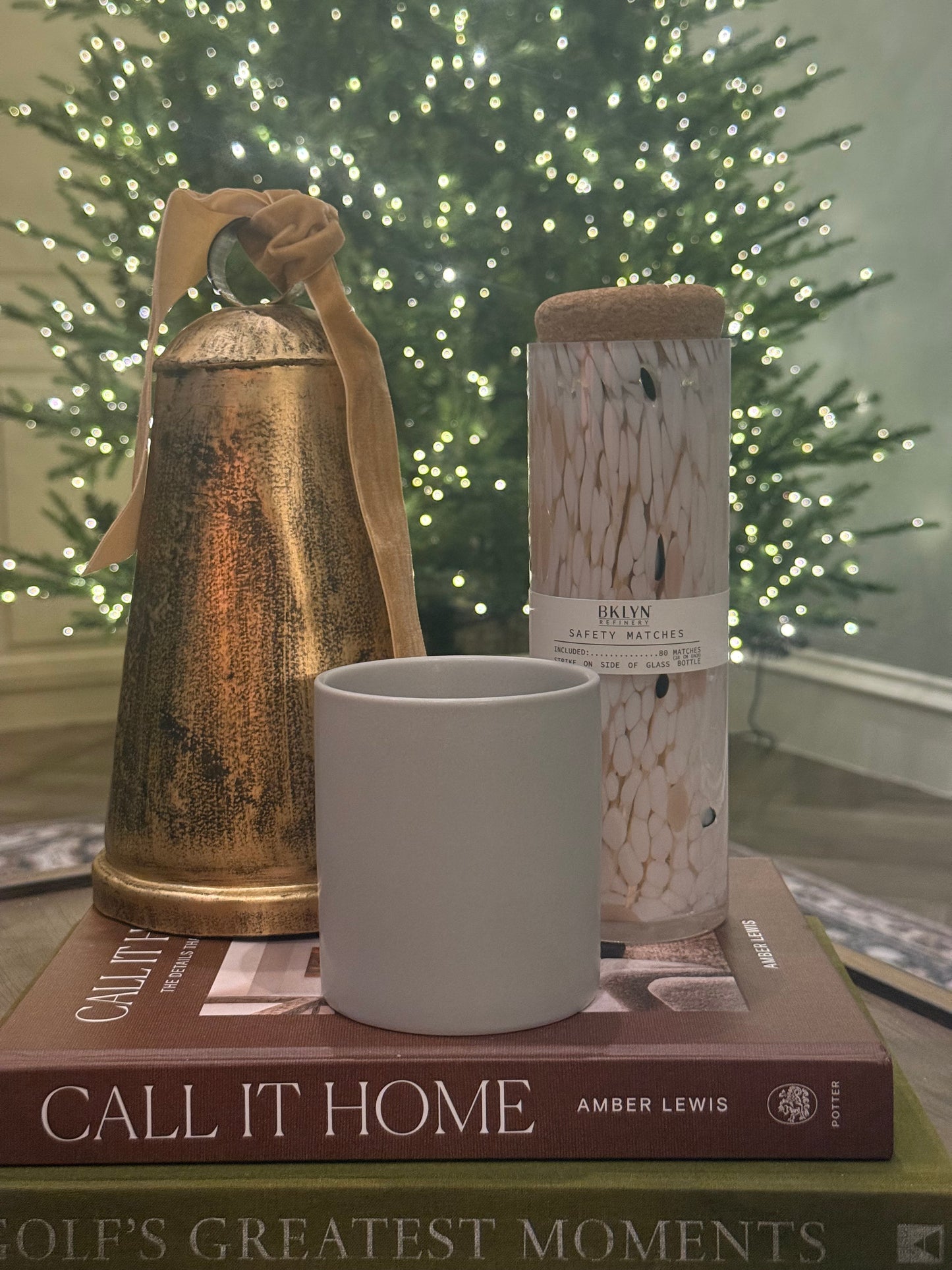 Holiday Collection - Holiday Home 13oz Gray Ceramic Vessel