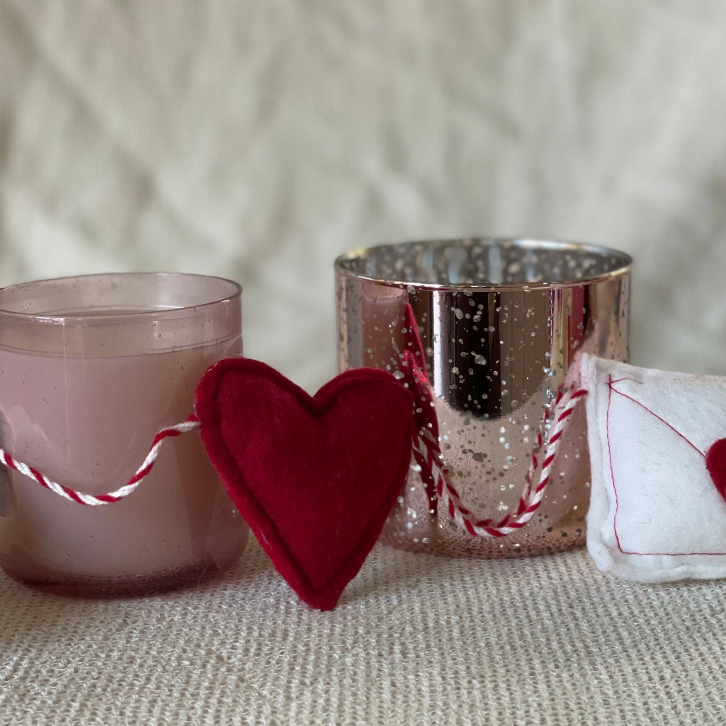 Valentine Collection - 20.75oz Rose Gold Glass