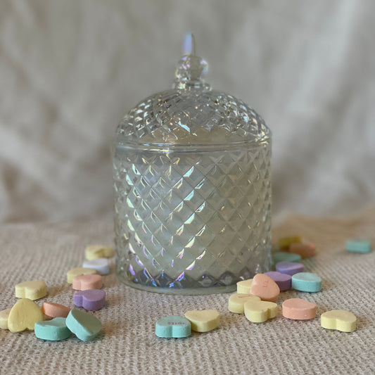 Valentine Collection - 12oz Iridescent Glass Spire