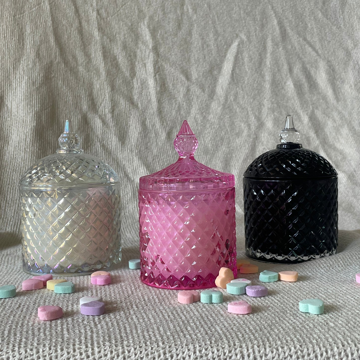 Valentine Collection - 12oz Iridescent Glass Spire