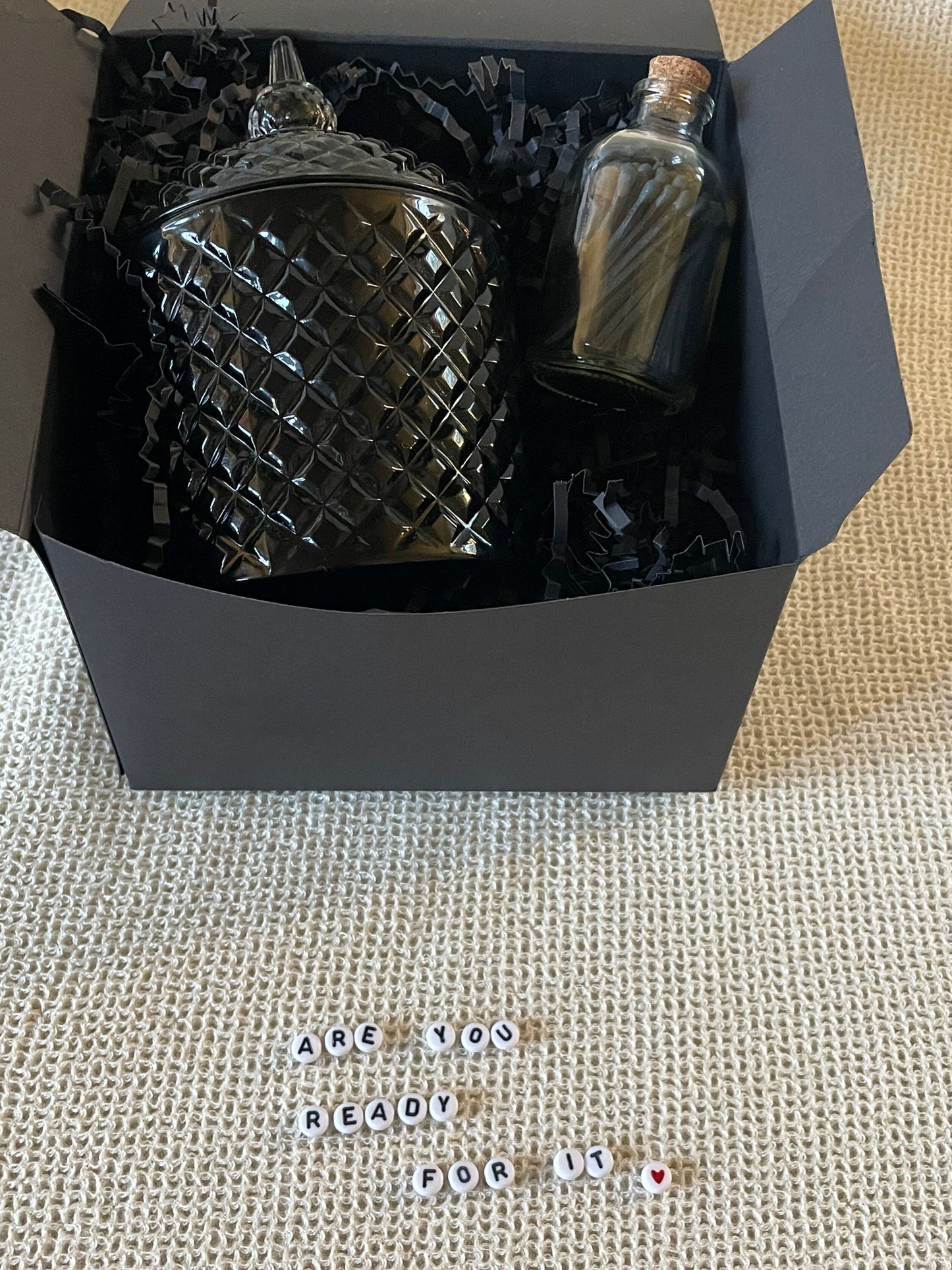 Reputation Gift Set- 12 oz Black Glass Spire