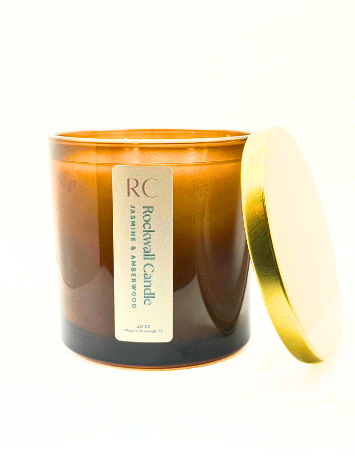 Jasmine & Amberwood (Golden Hour) – Rockwall Candle